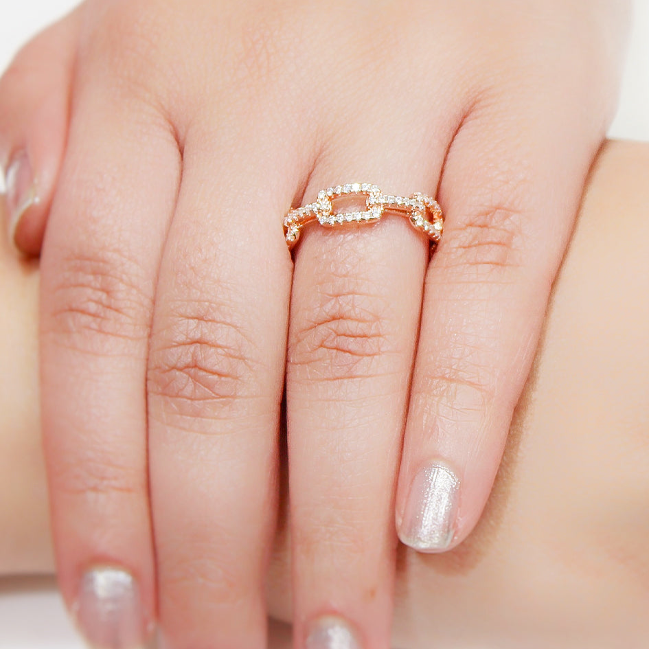 Rose Glow Elegance Ring