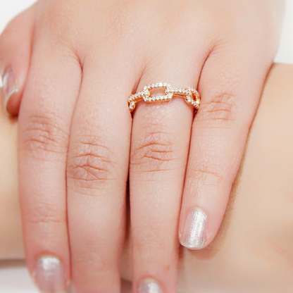 Rose Glow Elegance Ring