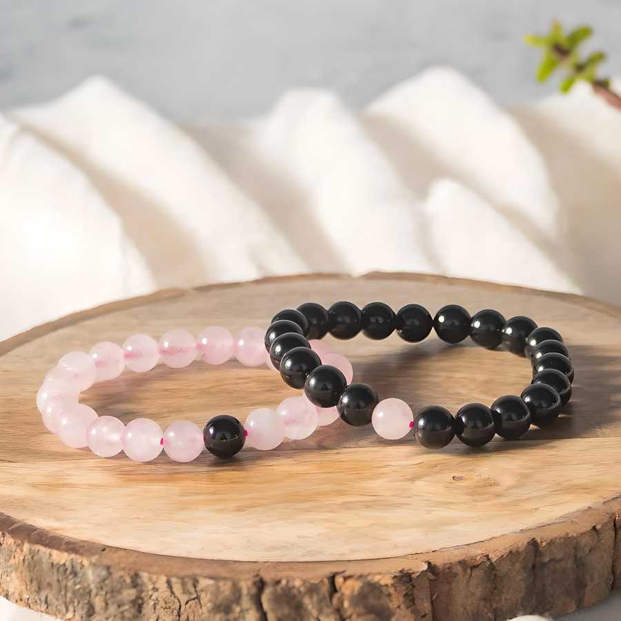 Crystal Couple Bracelets (Pack of 2)