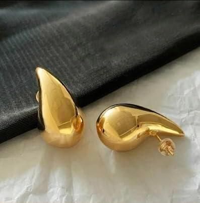 Teardrop Gold Earrings