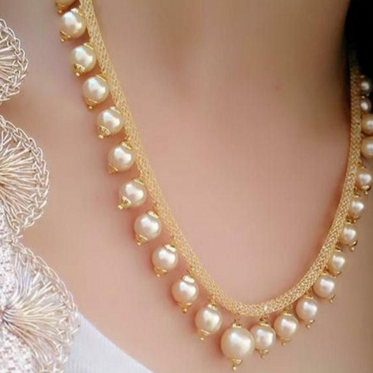 Dazzle in Elegance Pearl Necklace