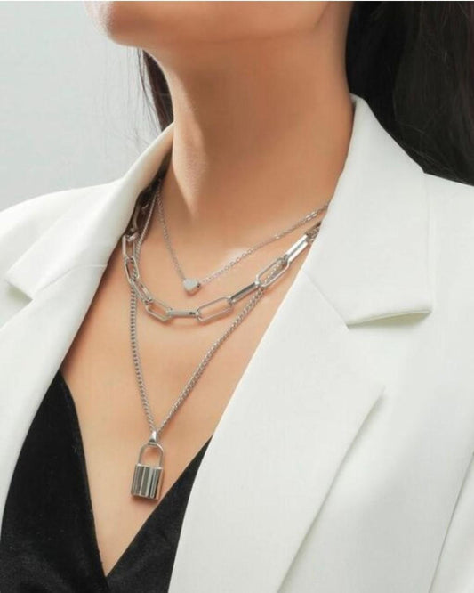 Silver Plated Stylish Necklace