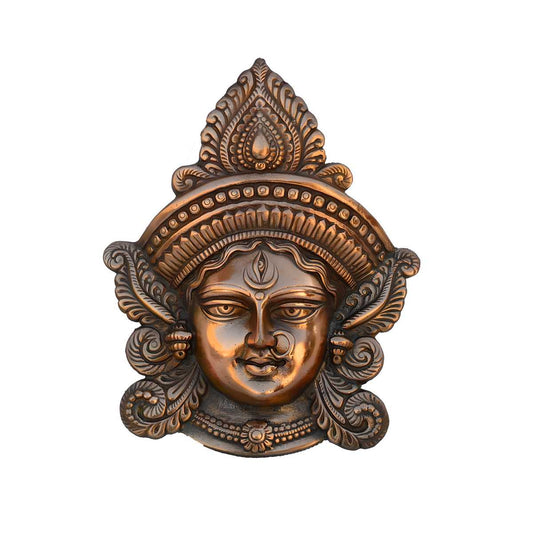 Metal Goddess Durga Wall Hanging