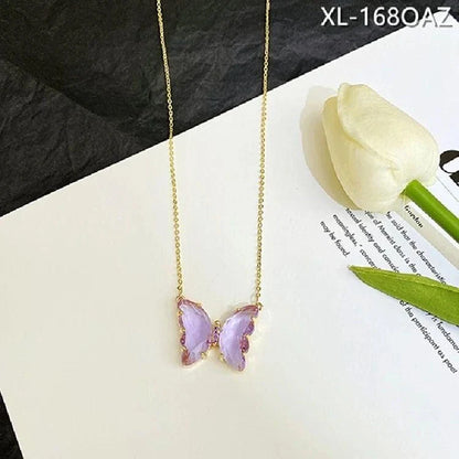 Gold Butterfly Necklace