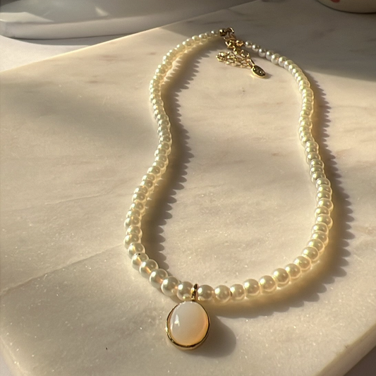 Ace Pearl Neckpiece