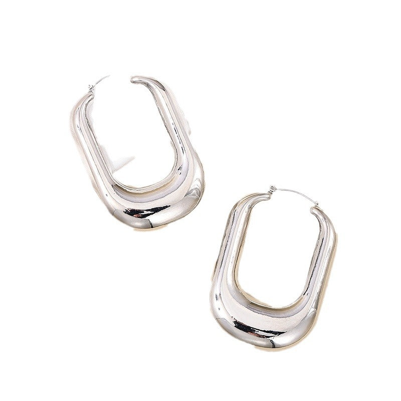 Creative U-Shaped Statement Earrings