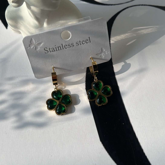 Green Emerald Bryce Earrings