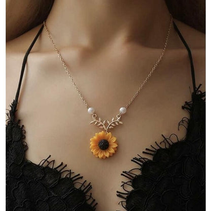 Radiant Sunflower Necklace