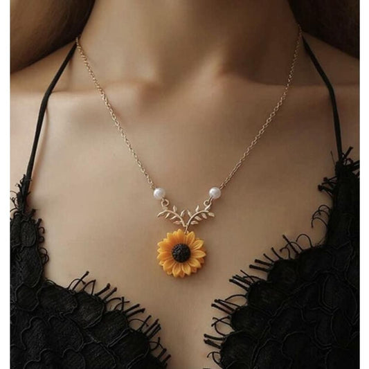 Radiant Sunflower Necklace