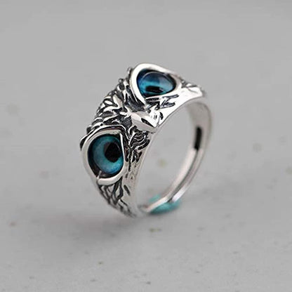 Enchanting Silver Adorned Owl Elegance